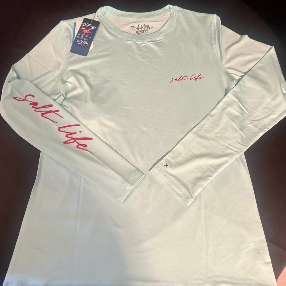 Salt Life Mint Long Sleeve Shirt